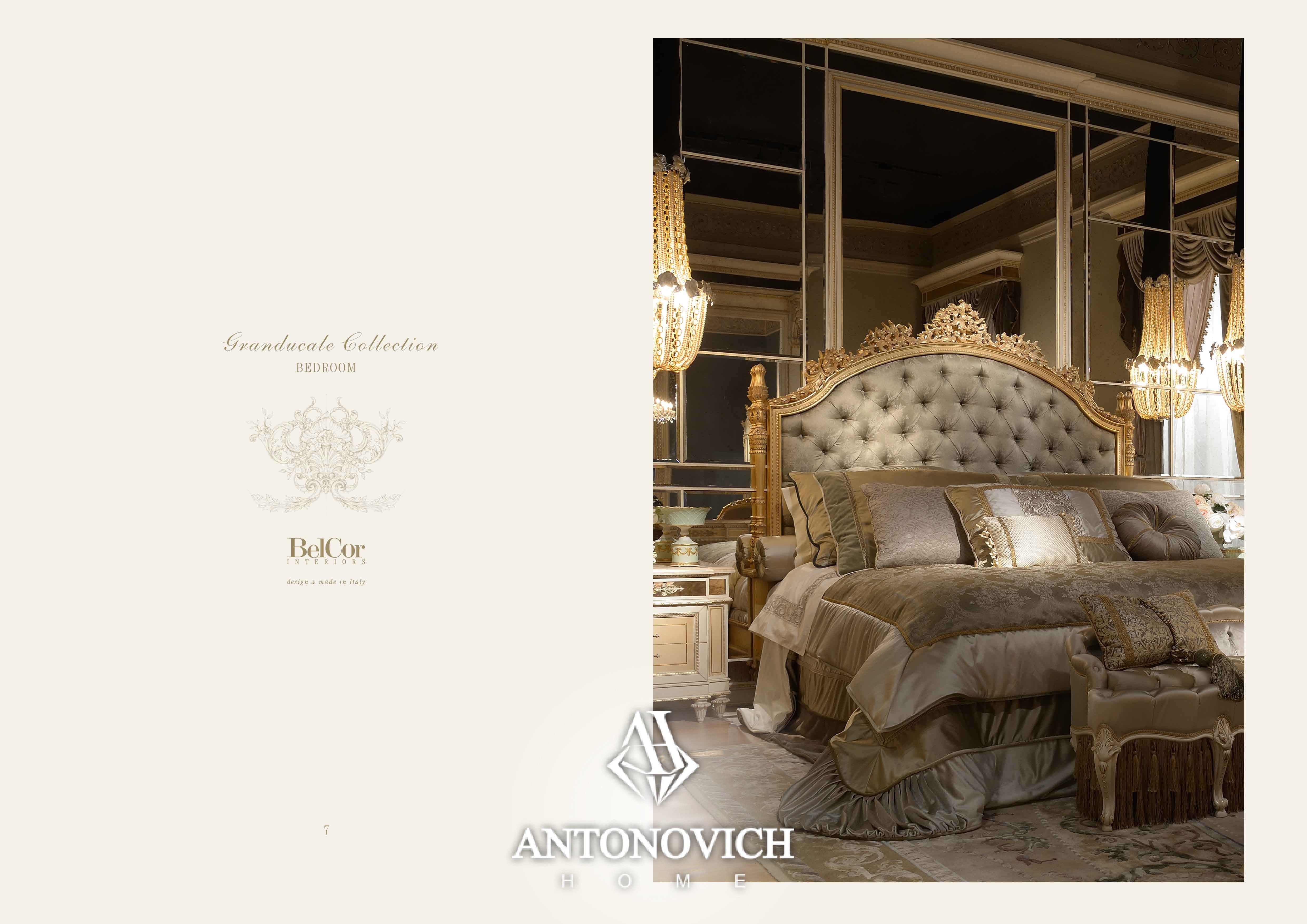 Коллекция  Granducate Collection мебели для спальни итальянской компании BelСor Interior