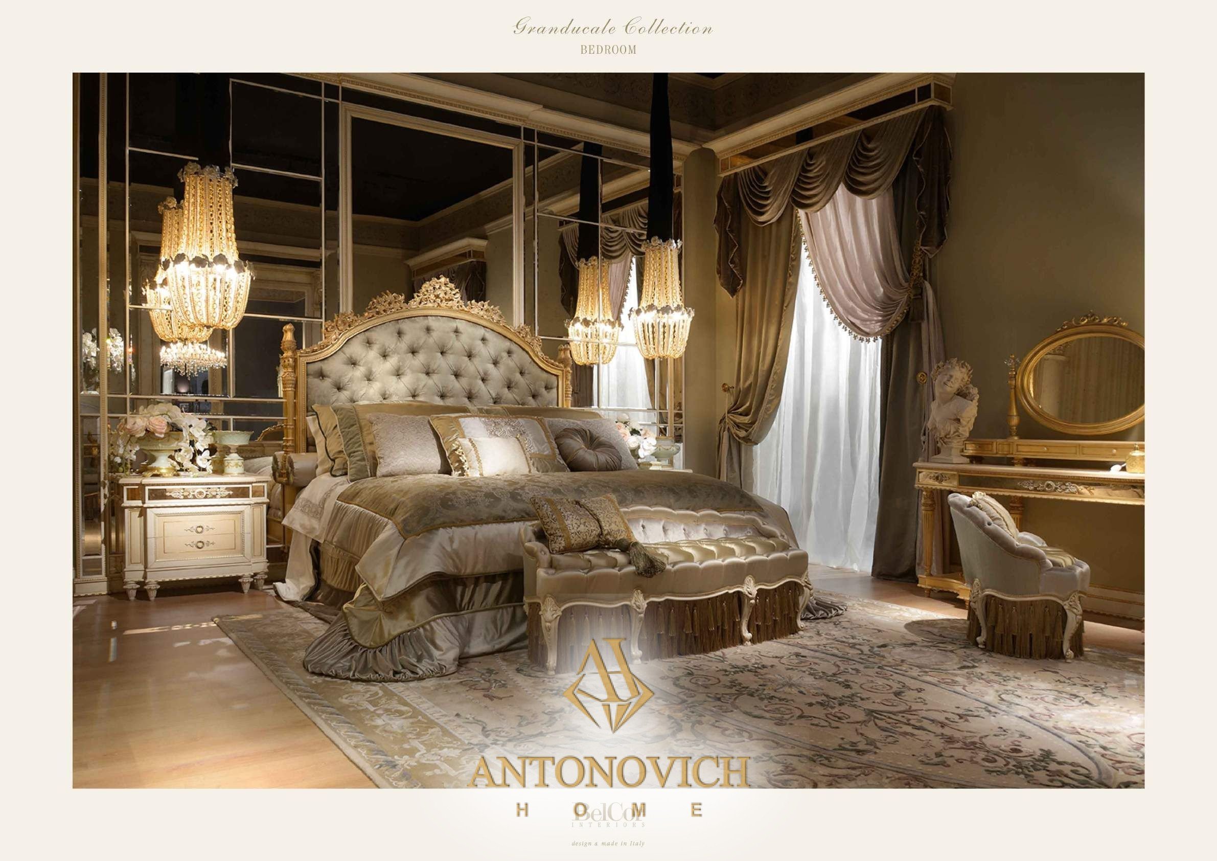 Коллекция  Granducate Collection мебели для спальни итальянской компании BelСor Interior