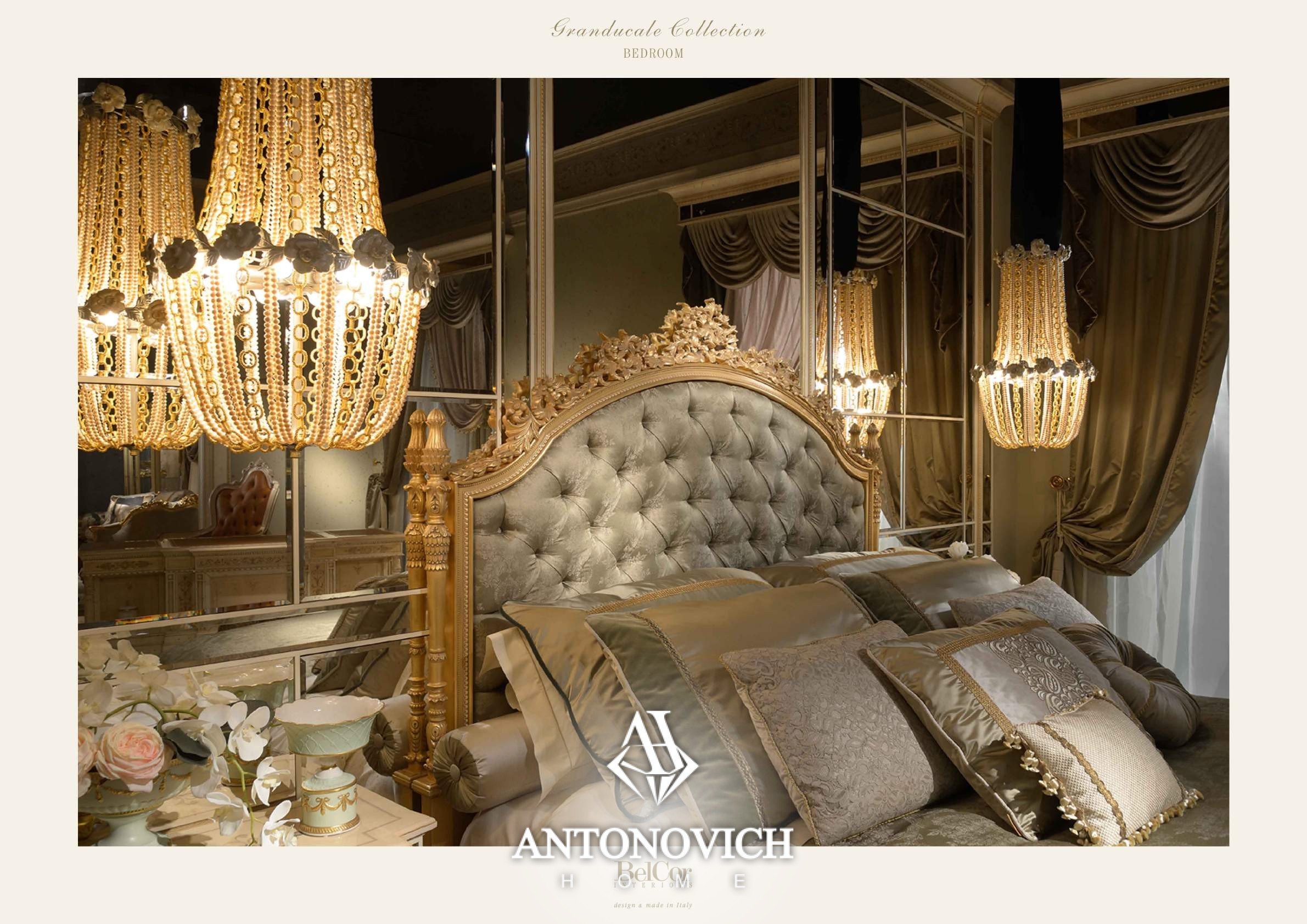 Коллекция  Granducate Collection мебели для спальни итальянской компании BelСor Interior