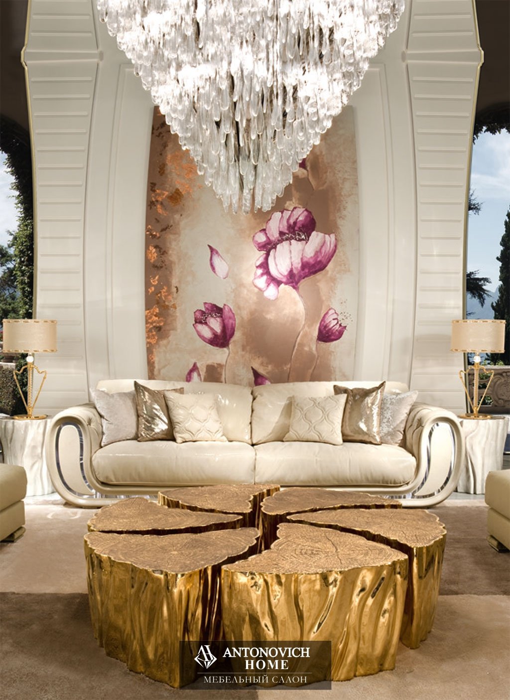 Итальянская фабрика Cornelio Cappelini гостиная Dafne