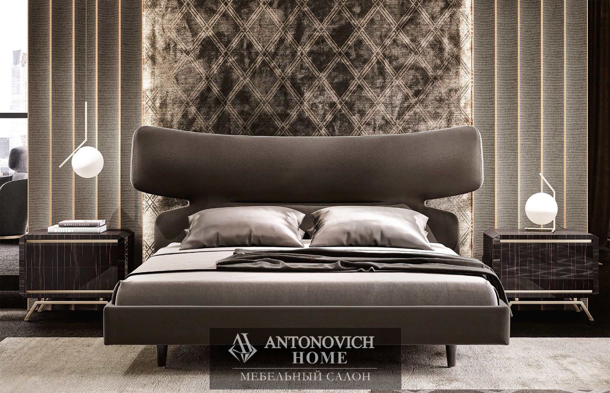 Стильная Кровать Barnini Oceo спальня Richmond