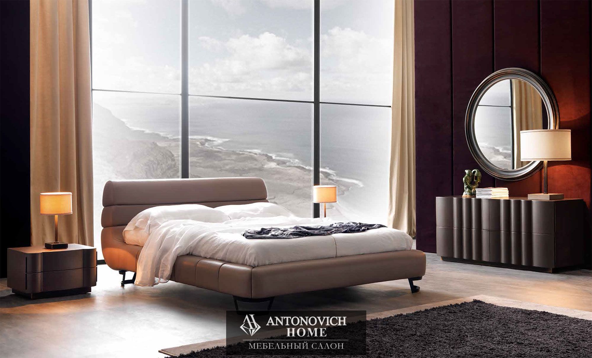 Современная Кровать Kurtis коллеция Zoe Gold фабрики CorteZari