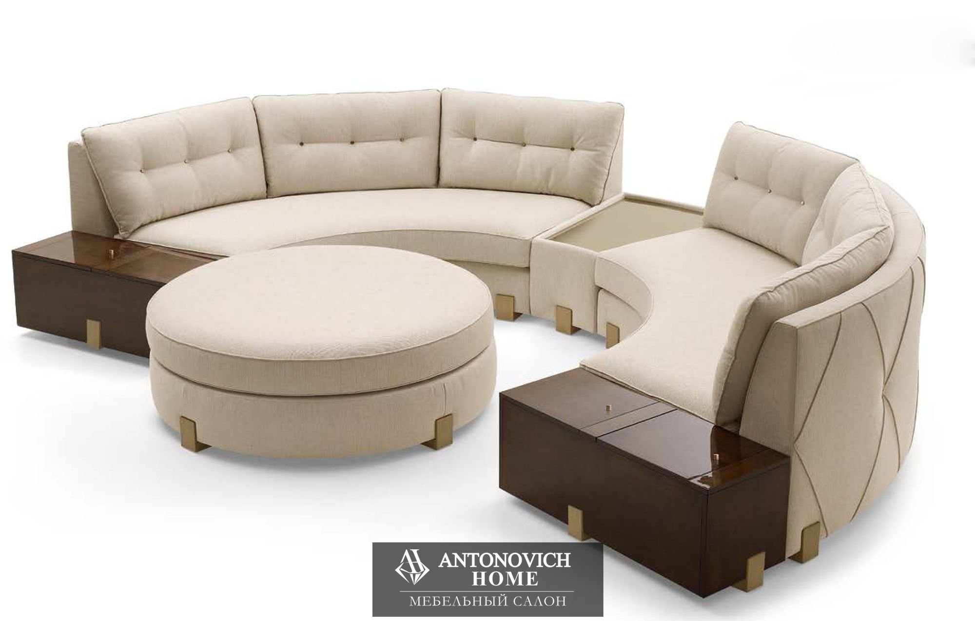 Круглый пуф MARIE фабрика Luigi Volpi