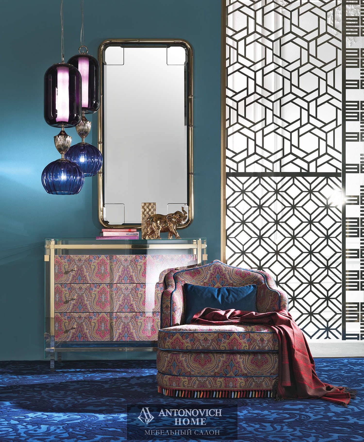 Etro Home Interiors гостиная 2