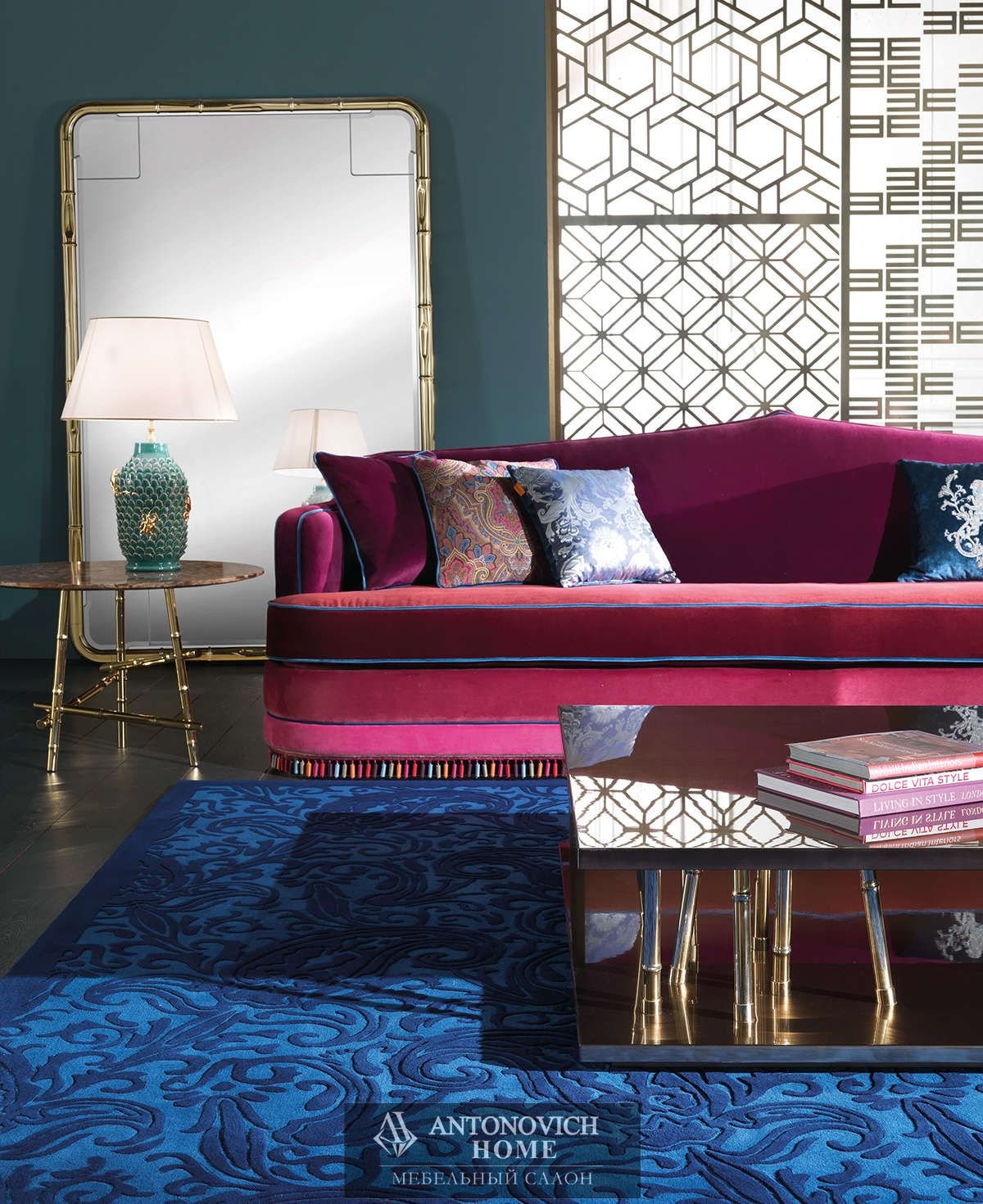 Etro Home Interiors гостиная 3