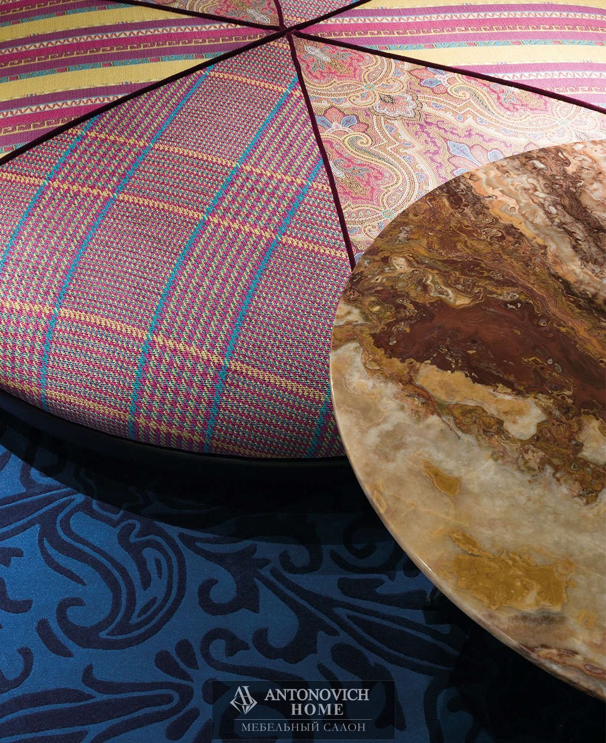 Bambara Pouf Cover, Etro Home Interiors