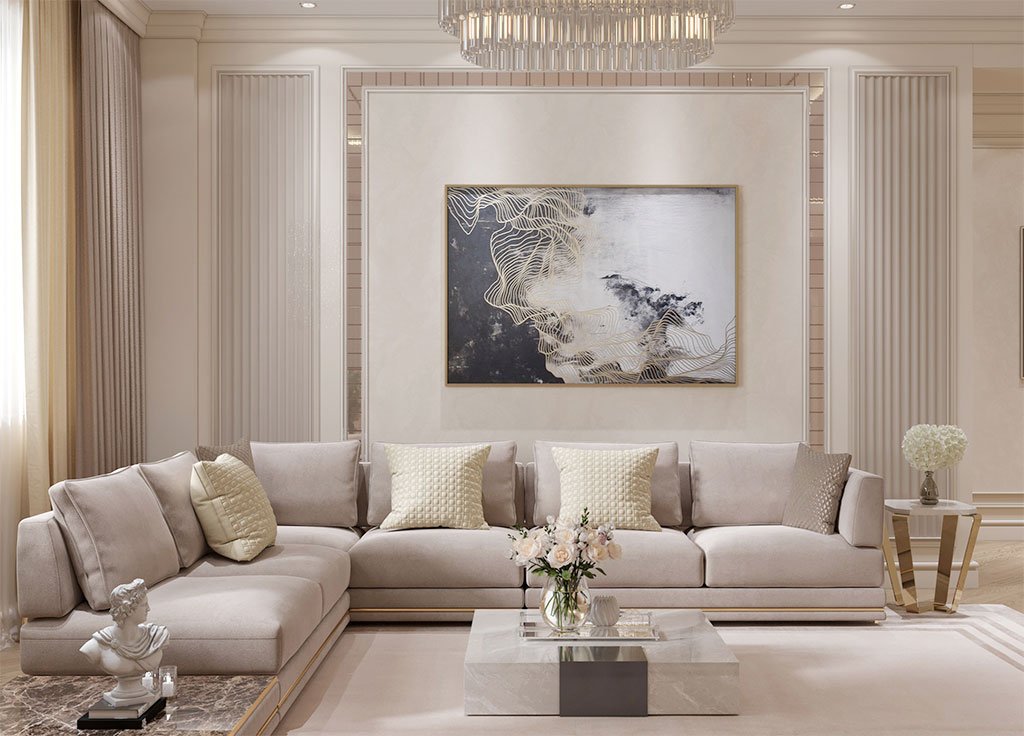 KEOMA гостиная в проекте студии Luxury Antonovich Design