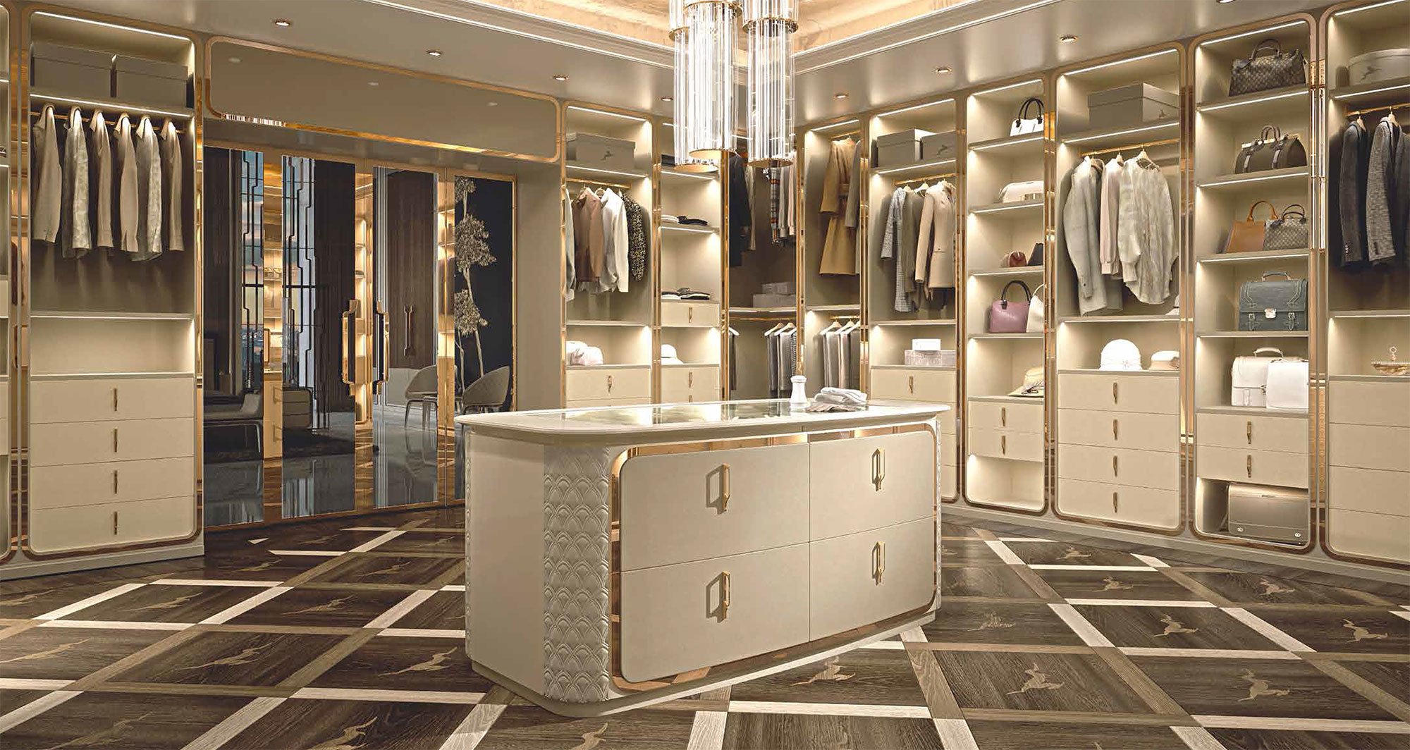 Bordignon Camillo гардеробная комната TAYLOR & AVA