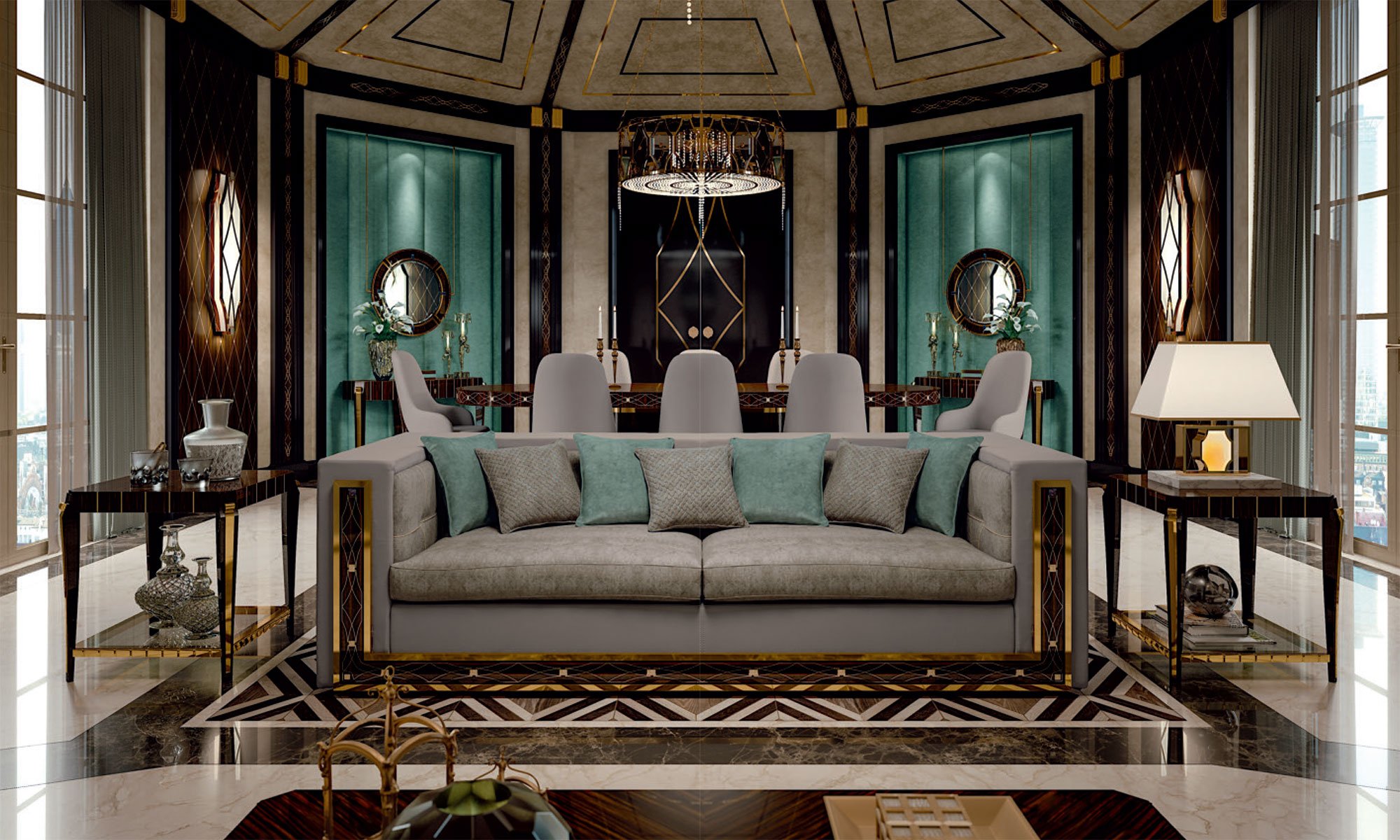 Bianchini гостиная Cafedesart (эбеновое дерево)