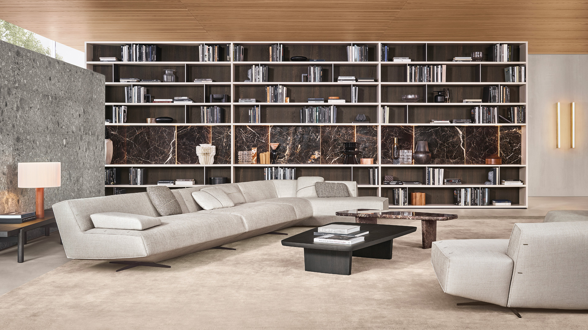 Poliform модульные системы гостиной Wall System