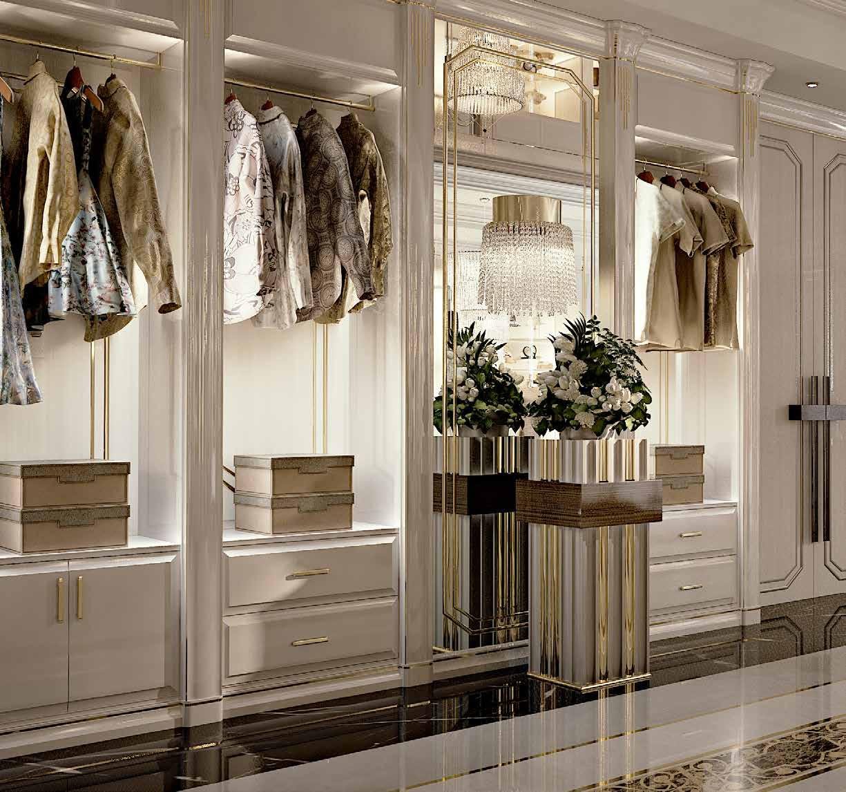 Tessarolo мебель для гардеробной комнаты