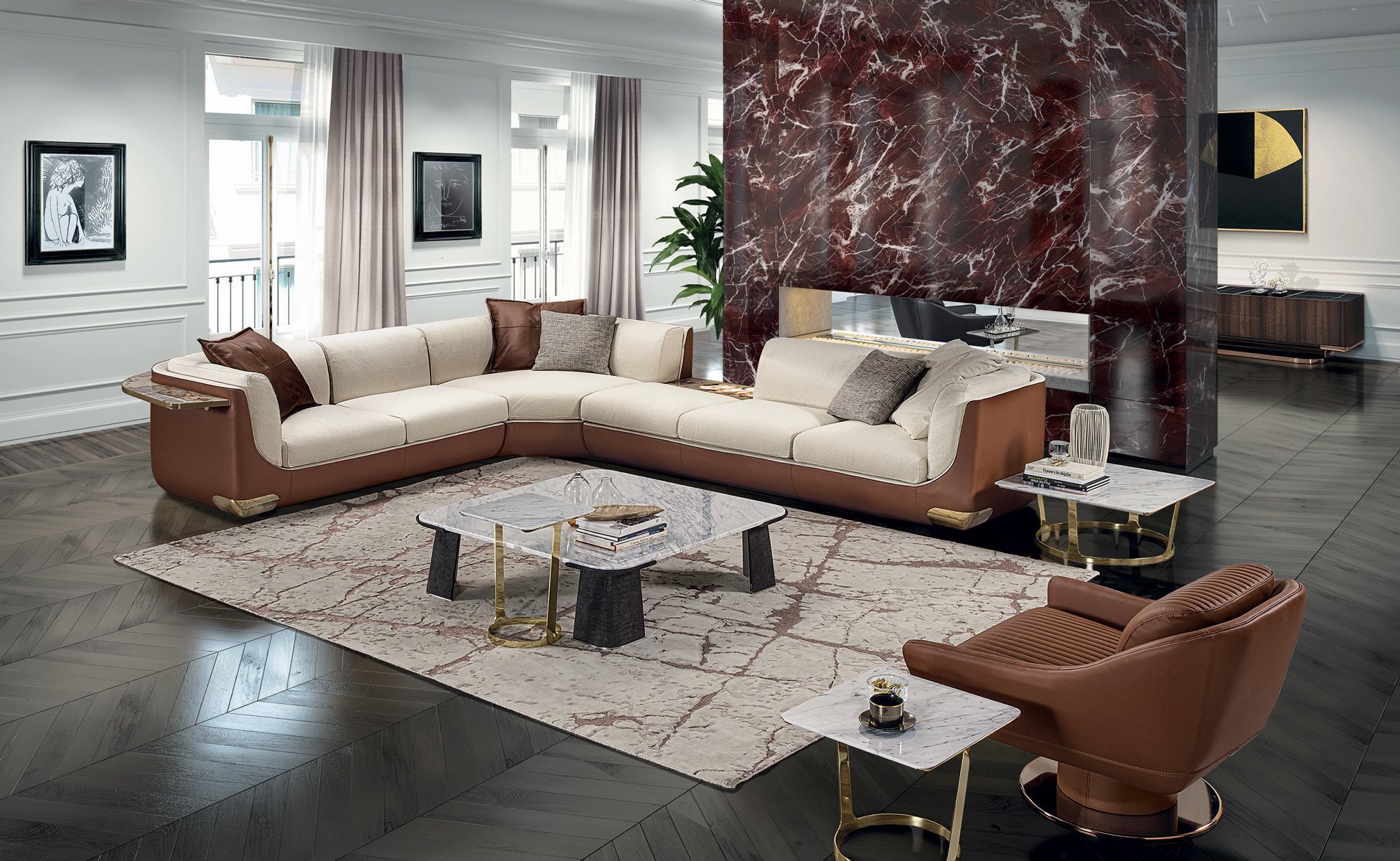 Longhi мягкая мебель Bravery