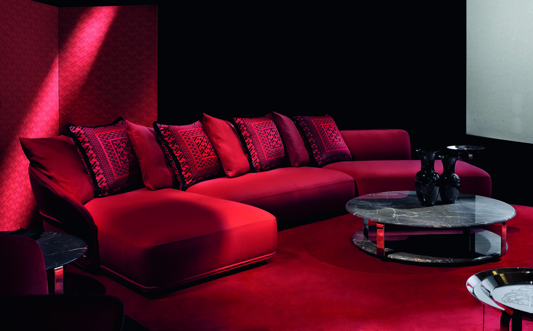 Versace секционный диван Goddess