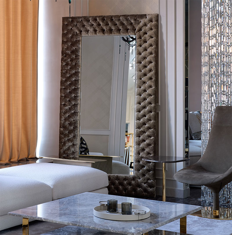 Versace Home зеркало, журнальный стол