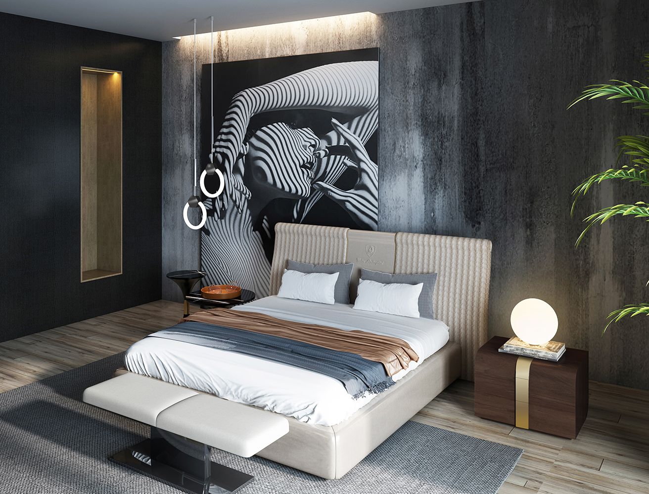 Tonino Lamborghini Casa collection спальня TL-2403