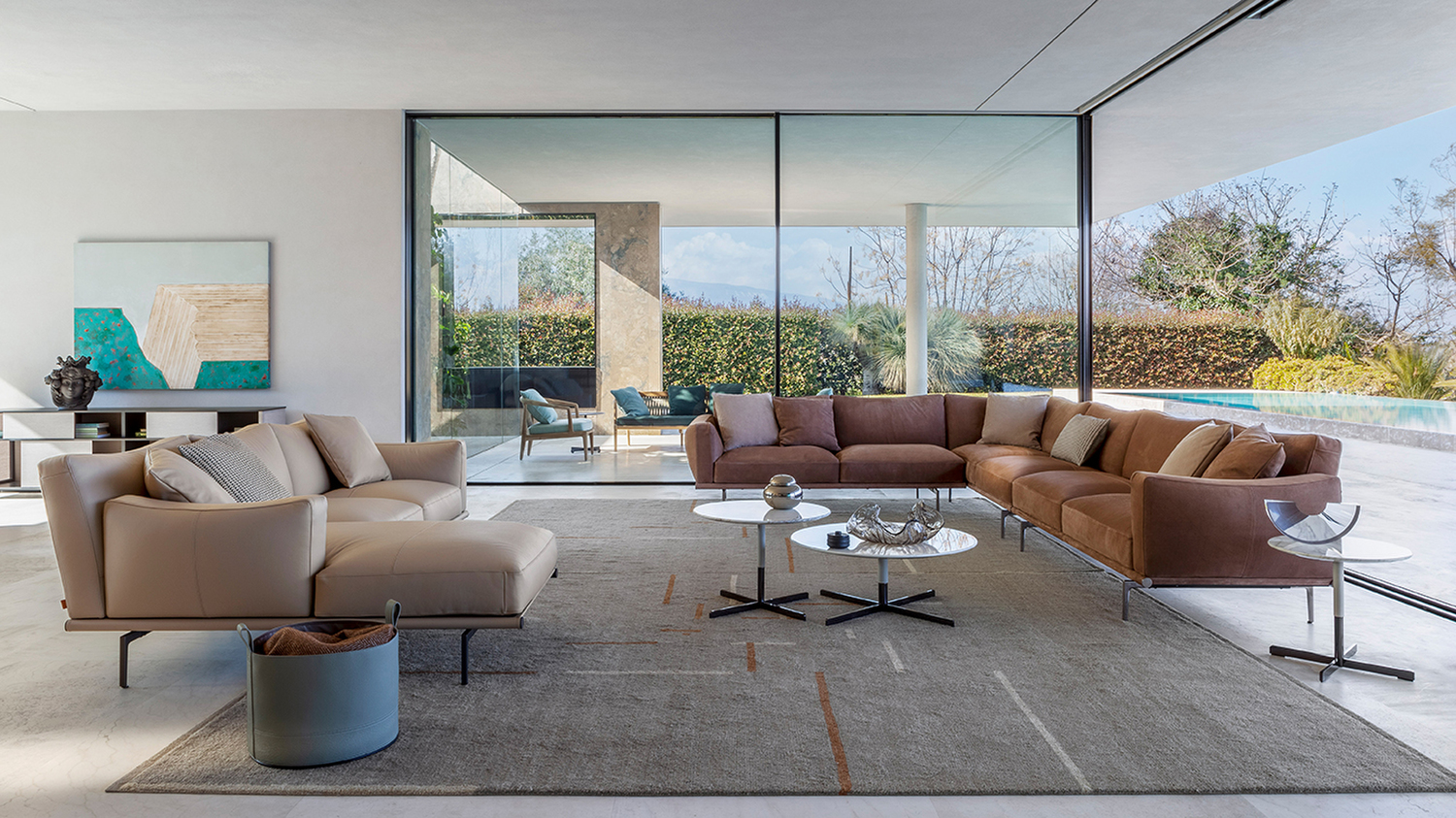 Poltrona Frau диван Happy Jack